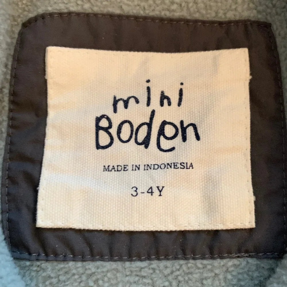 Mini Boden Blue Anorak Pullover Jacket Coat Kids 3-4Y‎ Boy Girl Outdoor Winter
